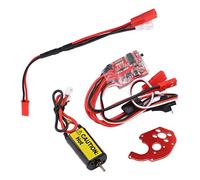 EVGATSAUTO Motor 1/18 y ESC Furitek SCX24, SCX24 ESC, Motor Cepillado 050 66T con 30A ESC para Axial SCX24 AXI90081 1/24 Piezas de Actualización de Coche RC