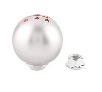 EVGATSAUTO Pomo de cambio de marchas de aluminio, palanca de cambios manual de aluminio de 5 velocidades y 6 velocidades, palanca de cambios de bola, cabeza de palanca de cambios(5 Speed)