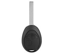 EVGATSAUTO Reemplazo de la Caja del Llavero del Control Remoto del automóvil, 2 Botones Cubierta de la Cubierta de la Llave del Control Remoto del automóvil Ajuste para Mini One S R50 Negro