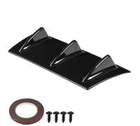 EVGATSAUTO Spoiler de Parachoques Trasero, Chasis Universal de Parachoques Trasero para automóvil Spoiler con Aleta de tiburón Aleta Difusor de Labios(S)