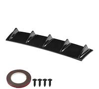 EVGATSAUTO Spoiler de Parachoques Trasero, Chasis Universal de Parachoques Trasero para automóvil Spoiler con Aleta de tiburón Aleta Difusor de Labios(M)