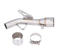 EVGATSAUTO Tubo Medio de Escape para Motocicleta Z900 2017-2021, Tubo de Enlace Medio de Escape de Acero Inoxidable 304 Resistente al Calor