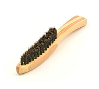 EVGOOGYY 1 cepillo largo de madera para barba, peine de barba para hombres, cuidado de barba larga y modelado, kit de corte de cepillo de depilación de salón de belleza, accesorios