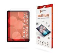 EVI Displex Tablet Glass (9H) para Apple iPad Mini 8,3' (6.Gen.), Marco de Montaje ecológico, irrompible