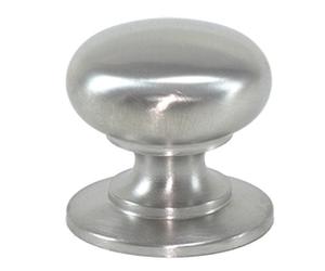 EVI Herrajes 1007/15 - Pack de 4 pomos, acabado cromo brillo (latón)