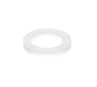 EVI Herrajes | Pack Recambio de Goma Protectora para Tope de Puerta Adhesivo | 5 Unidades | Repuesto Original | Goma Blanca | Compatible con Mod. I-20335x19