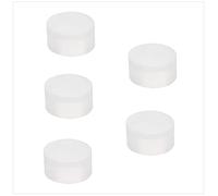 EVI Herrajes | Recambio para Tope Adhesivo de Pared para Puertas | Pack 5 Unidades | Repuesto Original - Goma de Silicona Blanca | Compatible con Modelos I-198/28 y I-254/35