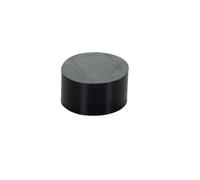 EVI Herrajes | Recambio para Tope Adhesivo de Pared para Puertas | Pack 5 Unidades | Repuesto Original | Goma de Caucho Color Negro | Compatible con Modelos I-254 y I-198/28