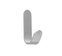 EVI Herrajes | Toallero de gancho | Colgador de pared de acero inoxidable | Adhesivo | Para colgar ropa, toallas o accesorios | Mod. 173ADAM