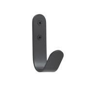 EVI Herrajes | Toallero de gancho | Colgador de pared gris antracita | Acero inoxidable | Atornillado | Para colgar ropa, toallas o accesorios | Mod. 173CTGR