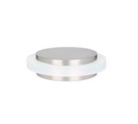 EVI Herrajes | Tope de Puerta Adhesivo | 45 x 14 mm | Goma Blanca de Silicona Natural | Acero Inoxidable | Gran Adhesión | 100% Funcional | Mod. 04020335X12BAM