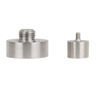 EVI |Tope de Puerta con Retenedor| KIT Prolongador de Altura de 13mm| Para Puertas con Altura al suelo mayor de 18mm | Acero Inoxidable | Compatible Modelo I-152