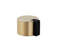 EVI Herrajes| Tope para Puerta de Suelo Adhesivo | Ø28x20mm| Latón