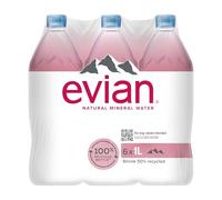 Evian Acqua Minerale Naturale PET 100CL (Confezione da 6)