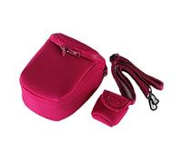 EVIC Bolsa de cámara Suave M200 M100 EOS M10 M6 M5 M3 M2 G1XIII G1XII SX530 SX540 SX430 G5X G5XII G7X G7XII G7X III Apto for Canon EOS Estuche para la Camara (Color : Rosso)