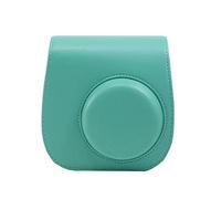EVIC Retro clásico PU Cámara de Cuero Correa Bolsa de Hombro Cubierta Protectora Cubierta Cubierta de protección for Polaroid Fit For Fujifilm Mini 8 8+ 9 Estuche para la Camara (Color : Verde)