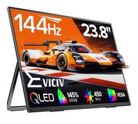 EVICIV 24" 144Hz Monitor Portátil QLED 125% sRGB 2000:1 450 Nits 1080P