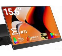 EVICIV Monitor portátil 15,6 Pulgadas 125% sRGB 3000:1 Ultradelgado