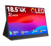 EVICIV Monitor Portatil 18,5" 4K QLED UHD 3840x2160 150% sRGB 10Bits 2000:1