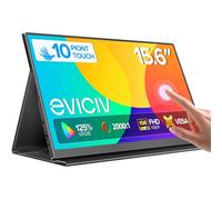 EVICIV Monitor Portatil Táctil 15,6 Pulgadas 125% sRGB 1080P 2000:1 Mate