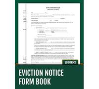 Eviction Notice Form Book: 50 Forms for Property Management Compliance | 8.5 x 11 inches.