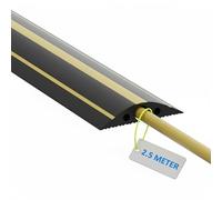 EVify Conducto de Cable 2,5 m, Puente de Cable para Cable de Carga de Coche Eléctrico Tipo 2 - Protección Plana Robusta Contra Tropiezos para Uso Exterior