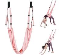 EvikOo Hamaca de Yoga Aéreo Hamacas, Columpio de Yoga Aéreo, Correa Elástica de Yoga para Piernas para Yoga Antigravedad, Ejercicios de Inversión De Yoga, Flexibilidad Mejorada, Fuerza Central