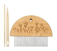 EviKoo Telar para niños,Barra lizos para Telar urdimbre Telar tapicería | Telar Marco Tejido para Tablero Tejido, Tapiz tejedor, niños Principiantes