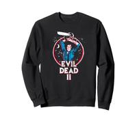 Evil Dead 2 Ash and Chainsaw Circle Logo Horror Movie Sudadera