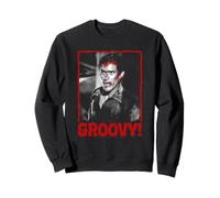 Evil Dead 2 Ash Bloody Groovy Photo Retro Horror Movie Sudadera