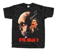 Evil Dead 2 V4 Movie Graphite - Camiseta para hombre, Negro, XXL