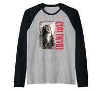 Evil Dead Burn Película de Terror Alice Smile Halloween Camiseta Manga Raglan