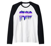 Evil Dead Burn Película de Terror Efecto Gótico Brillo Halloween Camiseta Manga Raglan