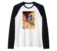 Evil Dead Horror Ash Williams Bloody Motosierra Halloween Camiseta Manga Raglan