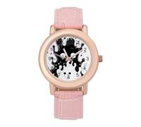 Evil Dead - Reloj de pulsera para mujer, correa de piel, elegante, casual, de tres manecillas