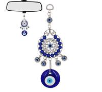 Evil Eye Car Charm Wall Ornaments - Evil Eye Decor,Good Luck Decorative Pendant | Evils Eyes Rhinestone Ornaments For Entrance Door Window Tree Holiday Housewarming Birthday New Year