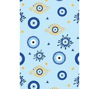 Evil Eye Journal: A Blank Lined Notebook for Your Most Inspired Morning Pages, Braindumps, Insights, A-ha's & Epiphanies, Words of Wisdom, and Journaling (6"x9", 132 pgs)