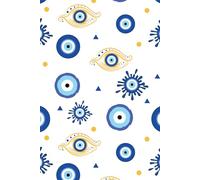 Evil Eye Journal: A Blank Lined Notebook for Your Most Inspired Morning Pages, Braindumps, Insights, A-ha's & Epiphanies, Words of Wisdom, and Journaling (6"x9", 132 pgs)