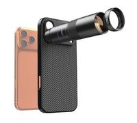 Evil Eye TeleMacro Pro 10X Objetivo Telefoto y Macro para Smartphones, Zoom 10X + Macro 10X, Ultraligero, Multicapa y Lente ED, Fundas Personalizadas para Teléfono, Compatible con iPhone 17 Pro MAX