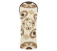 Evil Eyes Bitcoin - Juego de fundas impermeables para palos de golf con etiqueta de número para conductor Fairway Wood Hybrid