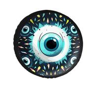 Evil Eyes - Cubierta de neumático de repuesto de piel de PVC, a prueba de polvo, impermeable, cubierta de neumático para Jeep de 32 pulgadas, caravana, camión, SUV, diámetro de 28 a 34 pulgadas