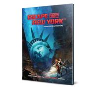 Evil Genius Games Cinematic Adventure: Escape from New York - Libro de rol de expansión, para uso con The Everyday Heroes Core Rulebook, compatible con d20, 5e, libro de tapa dura de más de 100