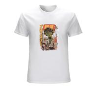 Evil Kaiju Giant Mushrooms Monster Clothes Demon Broccozilla T-Shirt Man'S Fashion Cotton White Clothes Unisex tee L