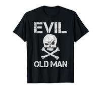 Evil Old Man Der böse Alte Mann Totenkopf Camiseta