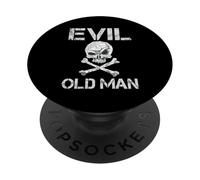 Evil Old Man Der böse Alte Mann Totenkopf PopSockets PopGrip Adhesivo
