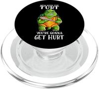 Evil Turtle Mess with The Turt Te Vas A Lastimar PopSockets PopGrip para MagSafe