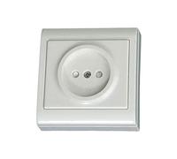 Evila - Base superficie sin pozo 80x80 16a 250v blanco