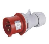 Evila - Clavija cetac 3 polos+tierra 16a 380-415v ip44 rojo