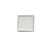 Evila - Interruptor bipolar superficie 80x80 10a blanco