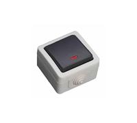 Evila - Interruptor estanco ip44 10a 250v con led luminoso
